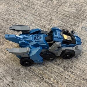 Switch and Go Blue and Gray Transforming Toy Car